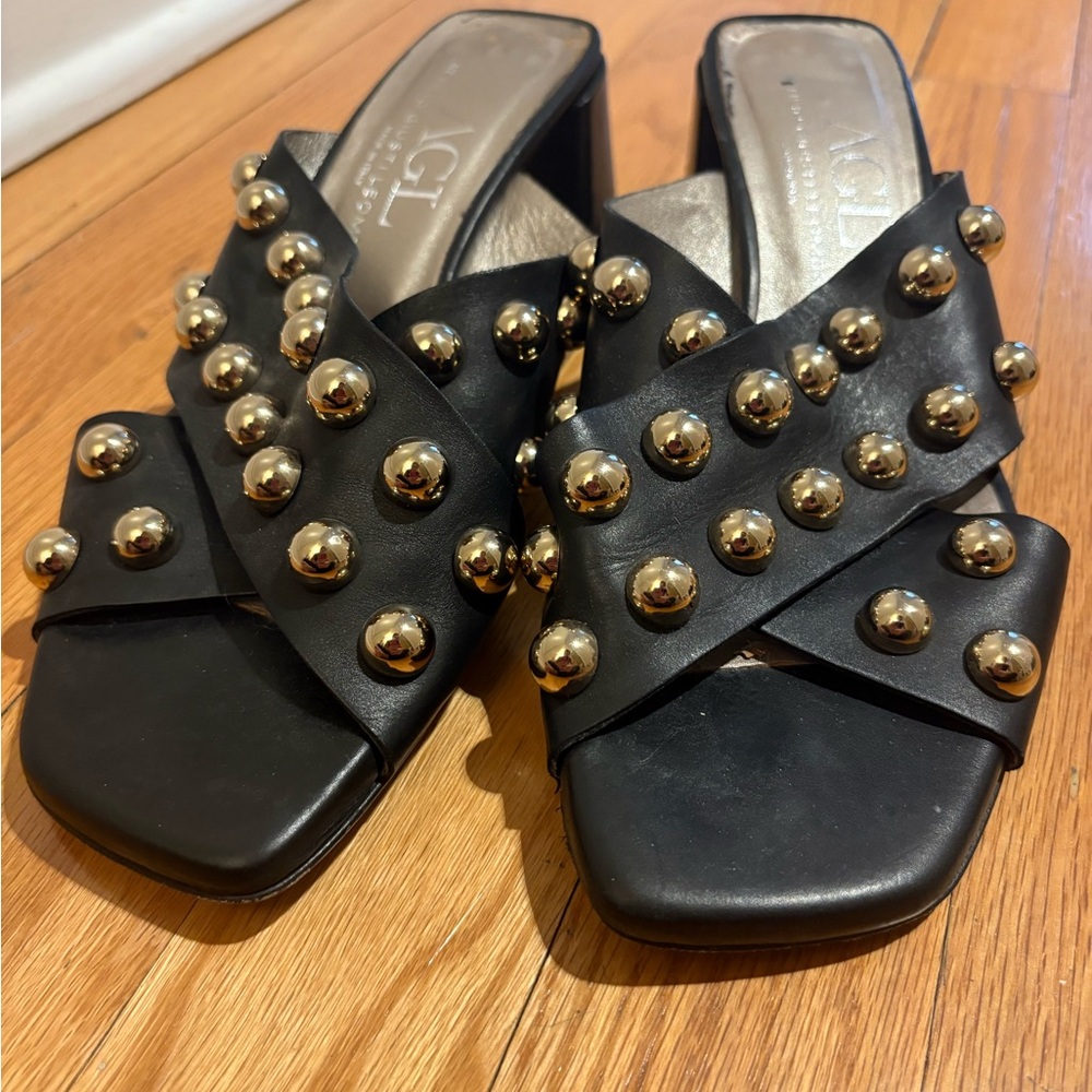 AGL Women's Block Heel Sandals